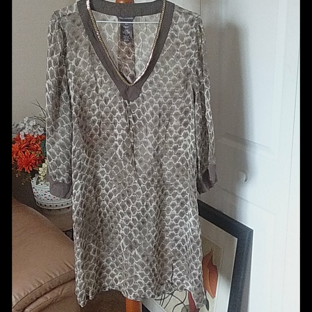 Vince Camuto swim cover  XS with gold hardware